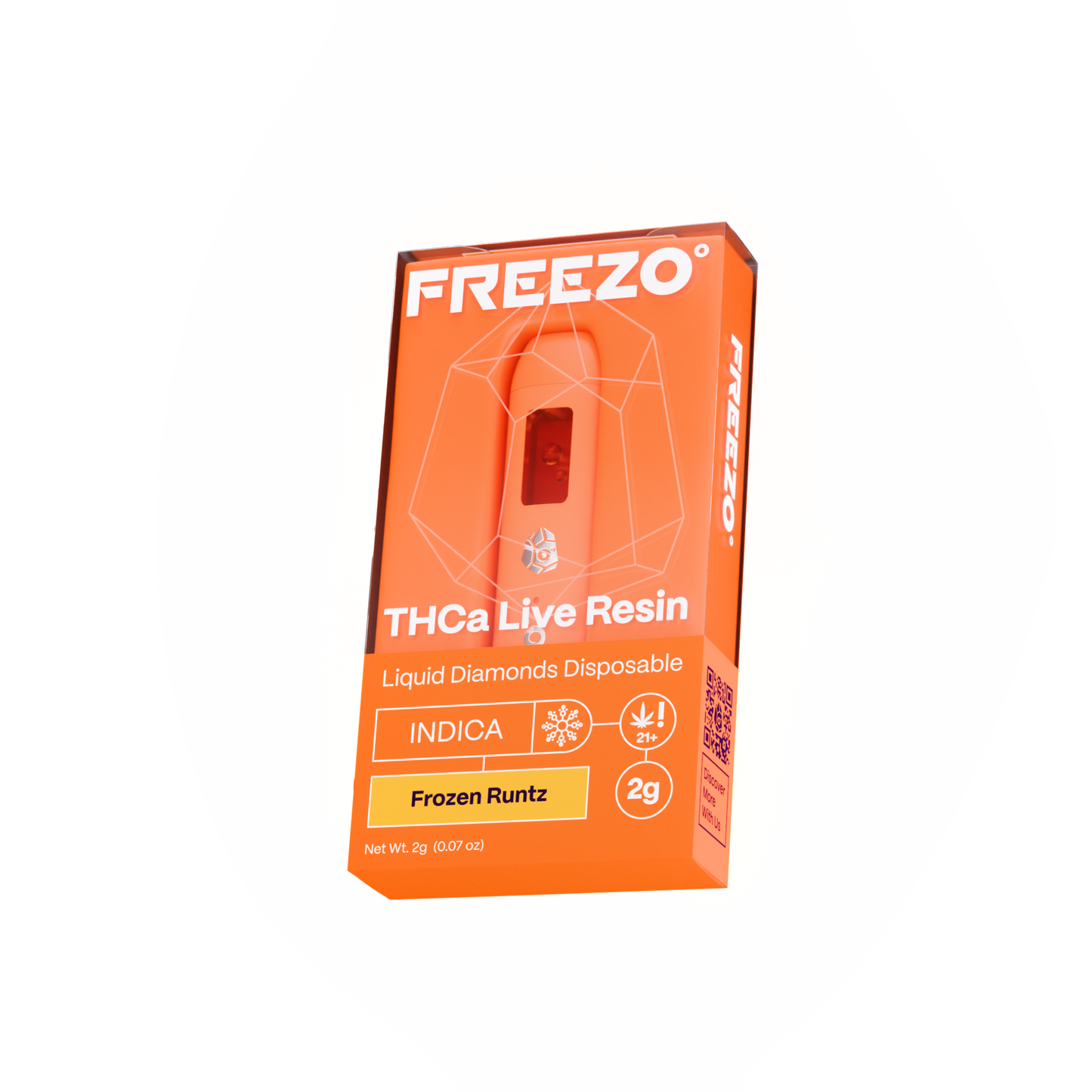 Freezo THCa Live Resin Disposable 2G (5ct) - Frozen Runtz