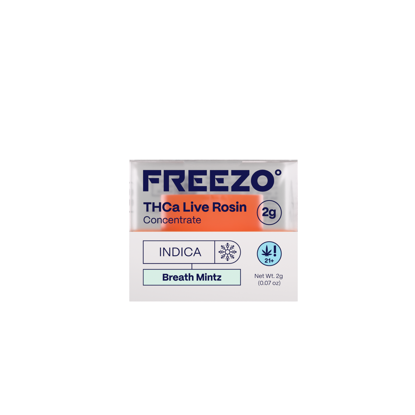 Freezo THCa Live Rosin Concentrate 2G - Breath Mintz