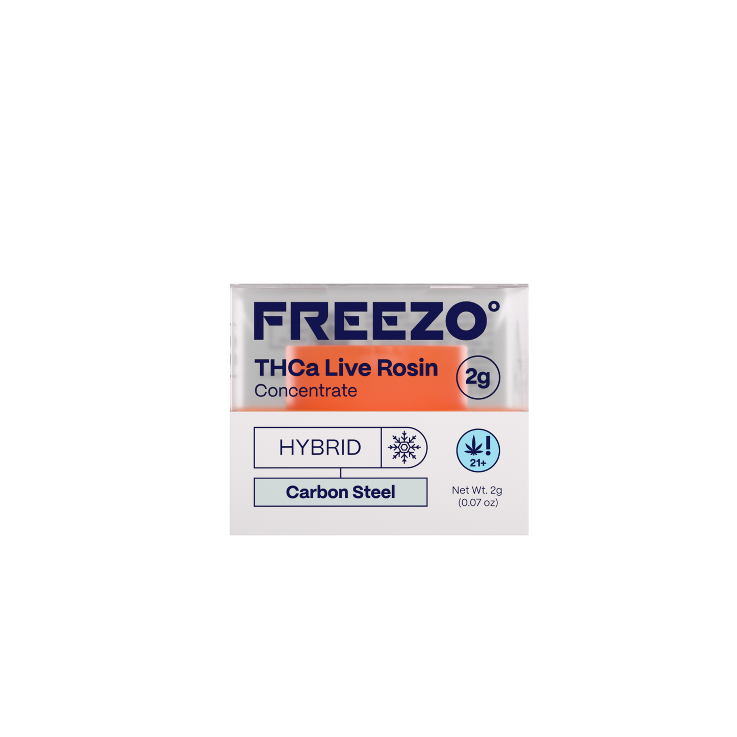 Freezo THCa Live Rosin Concentrate 2G - Carbon Steel