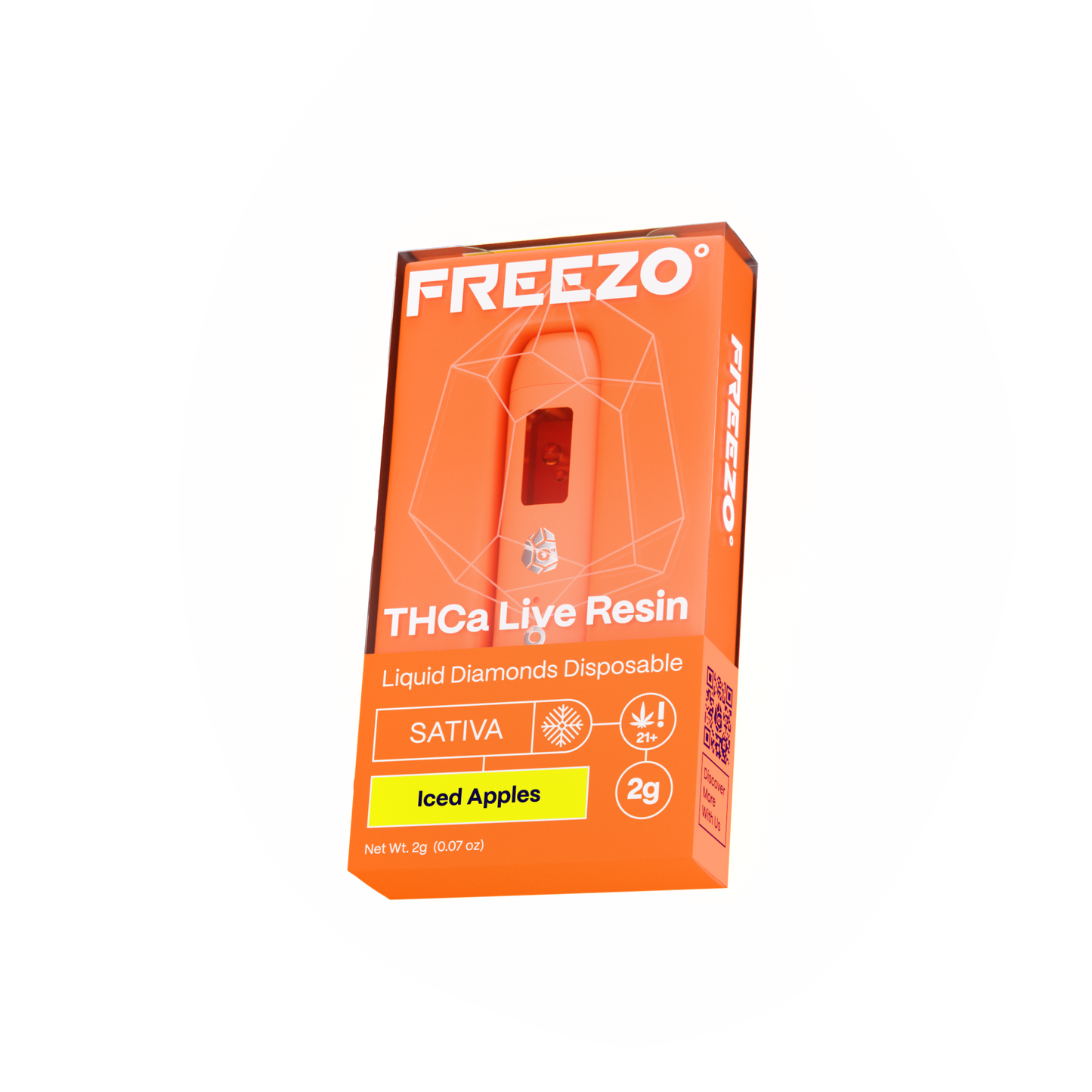 Freezo THCa Live Resin Disposable 2G (5ct) - Iced Apples