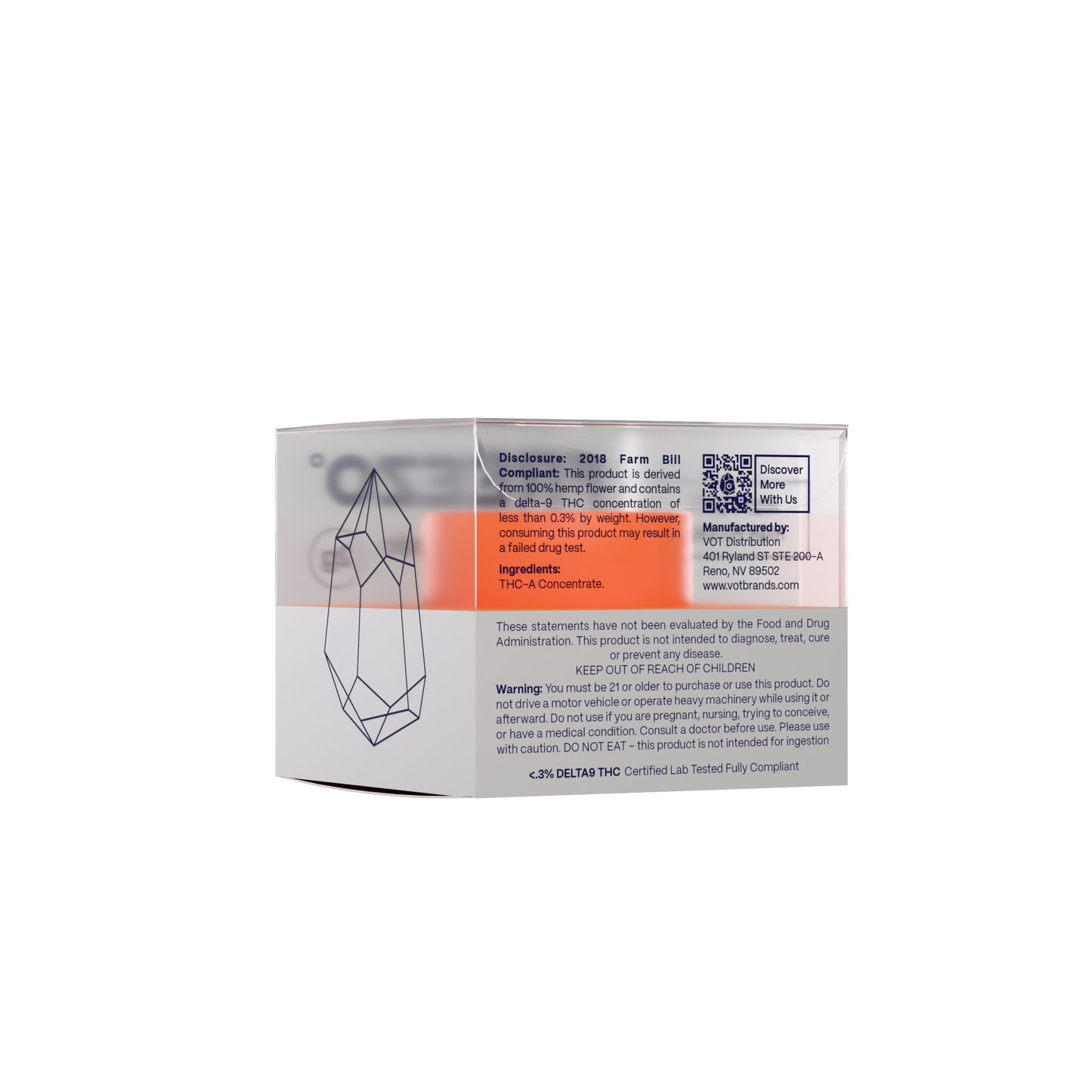 Freezo THCa Live Rosin Concentrate 2G - Frozen Runtz