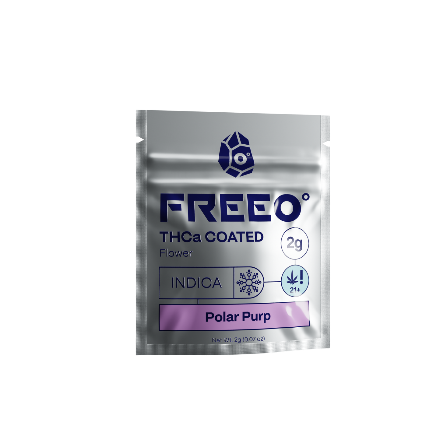 Freezo THCa coated Flower 2g (20ct) - Polar Purp