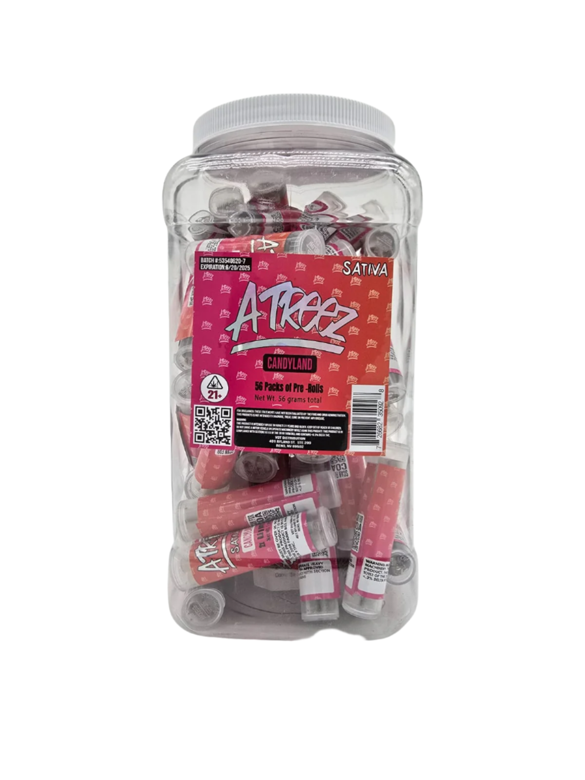 ATreez - 56ct x 2(.5) Pre-Roll Case Pack - Candyland (S)