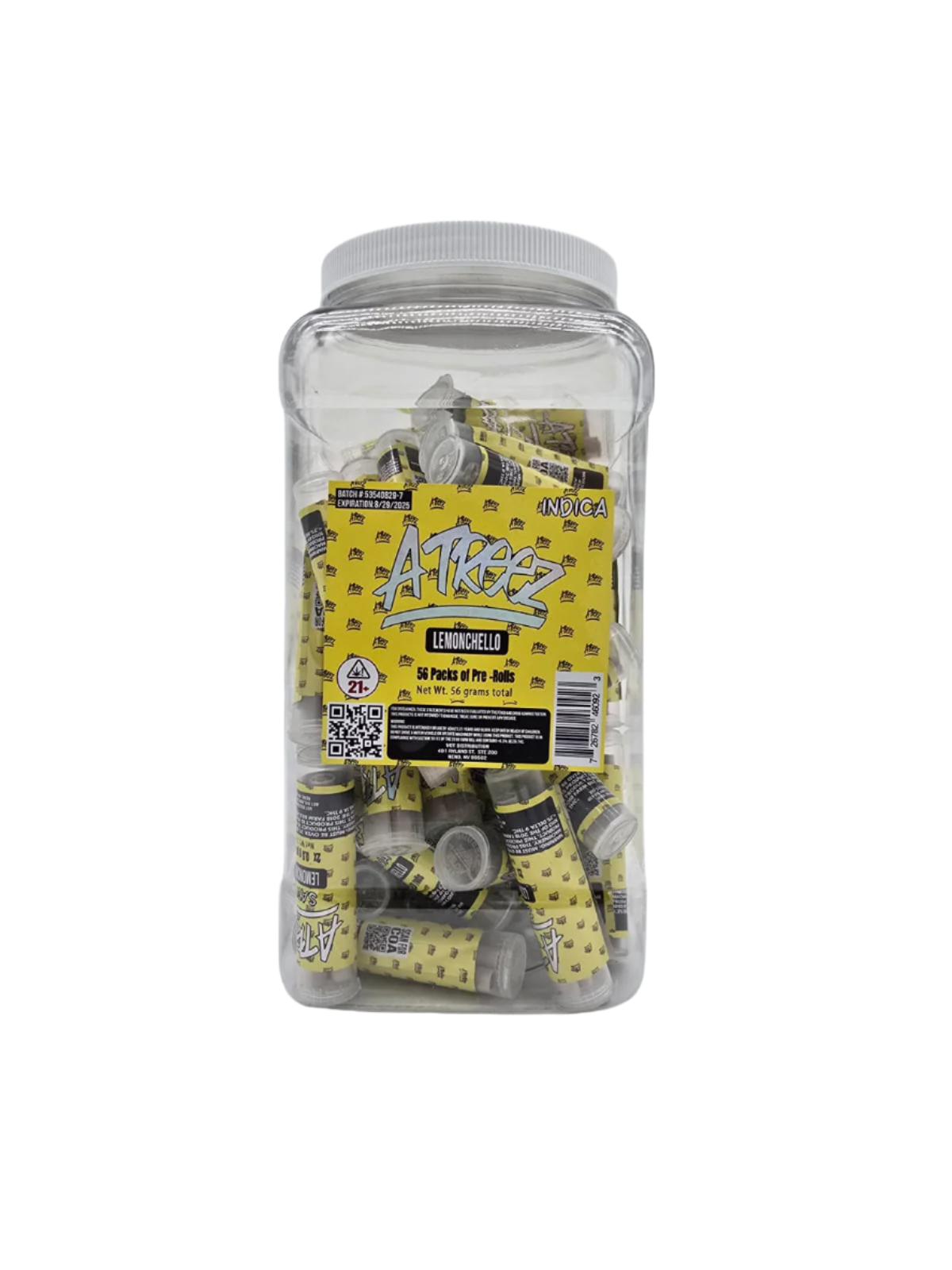 ATreez - 56ct x 2(.5) Pre-Roll Case Pack - Lemonchello (S)