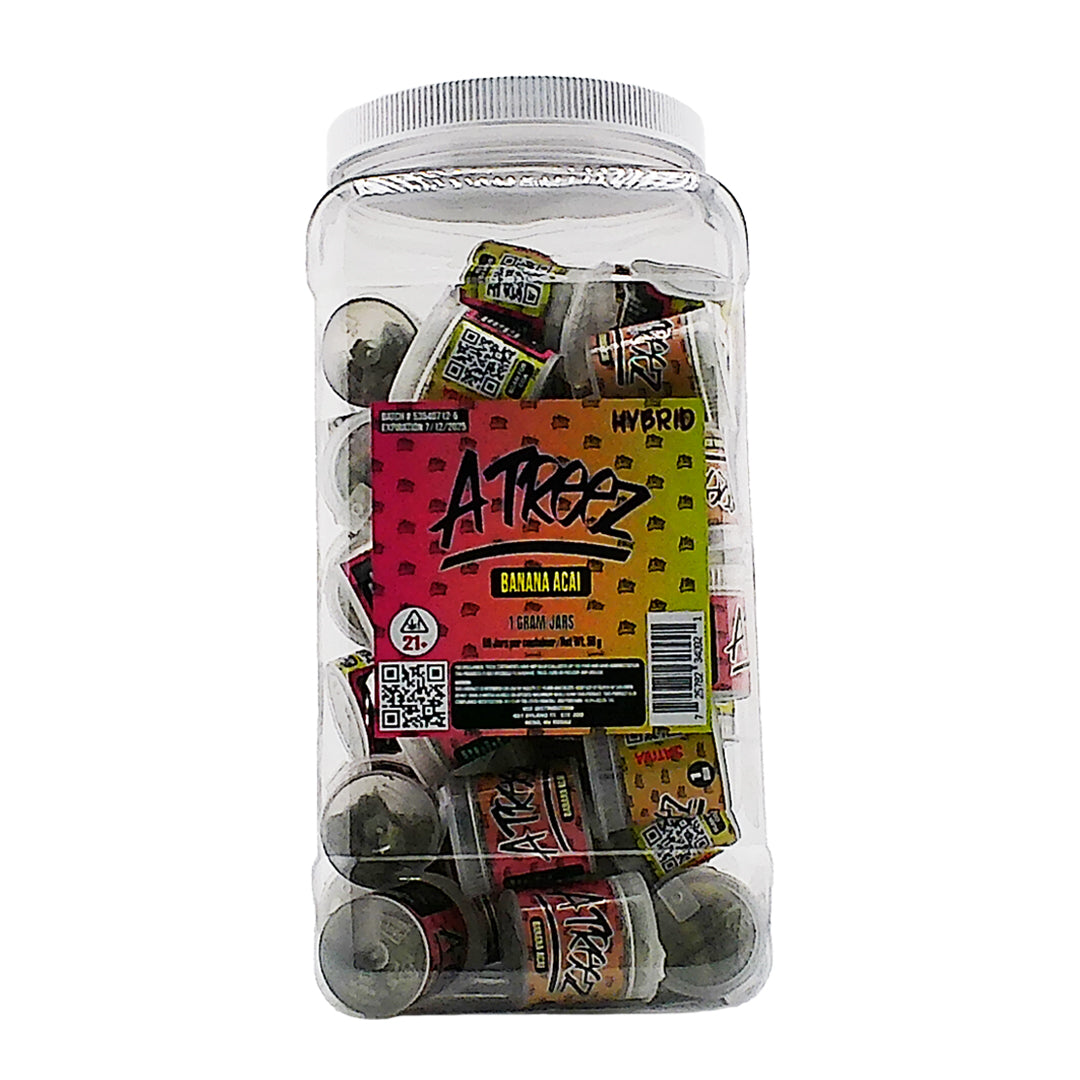 ATreez - 56ct 1 gram THCa Flower - Banana Acai (S)