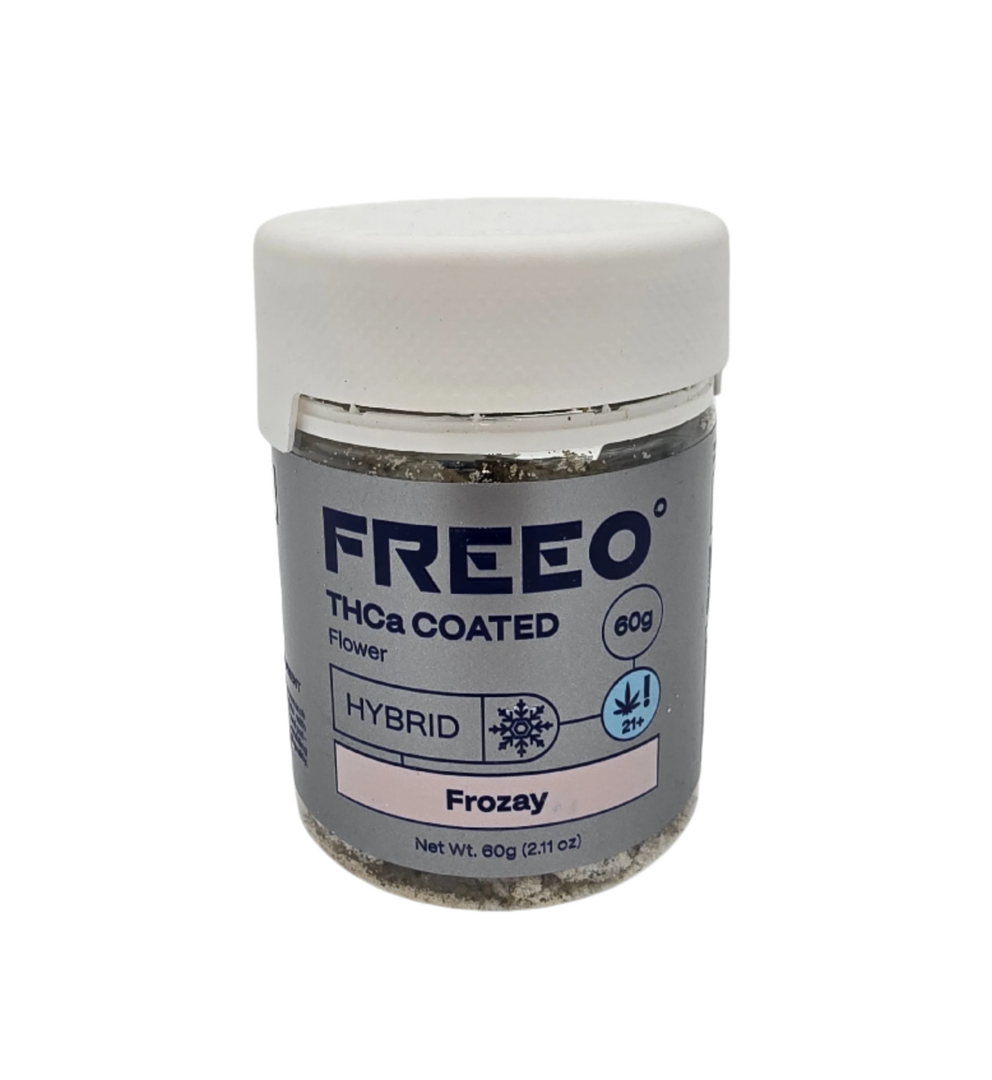 Freezo THCa Coated Flower 60g Jar- Frozay