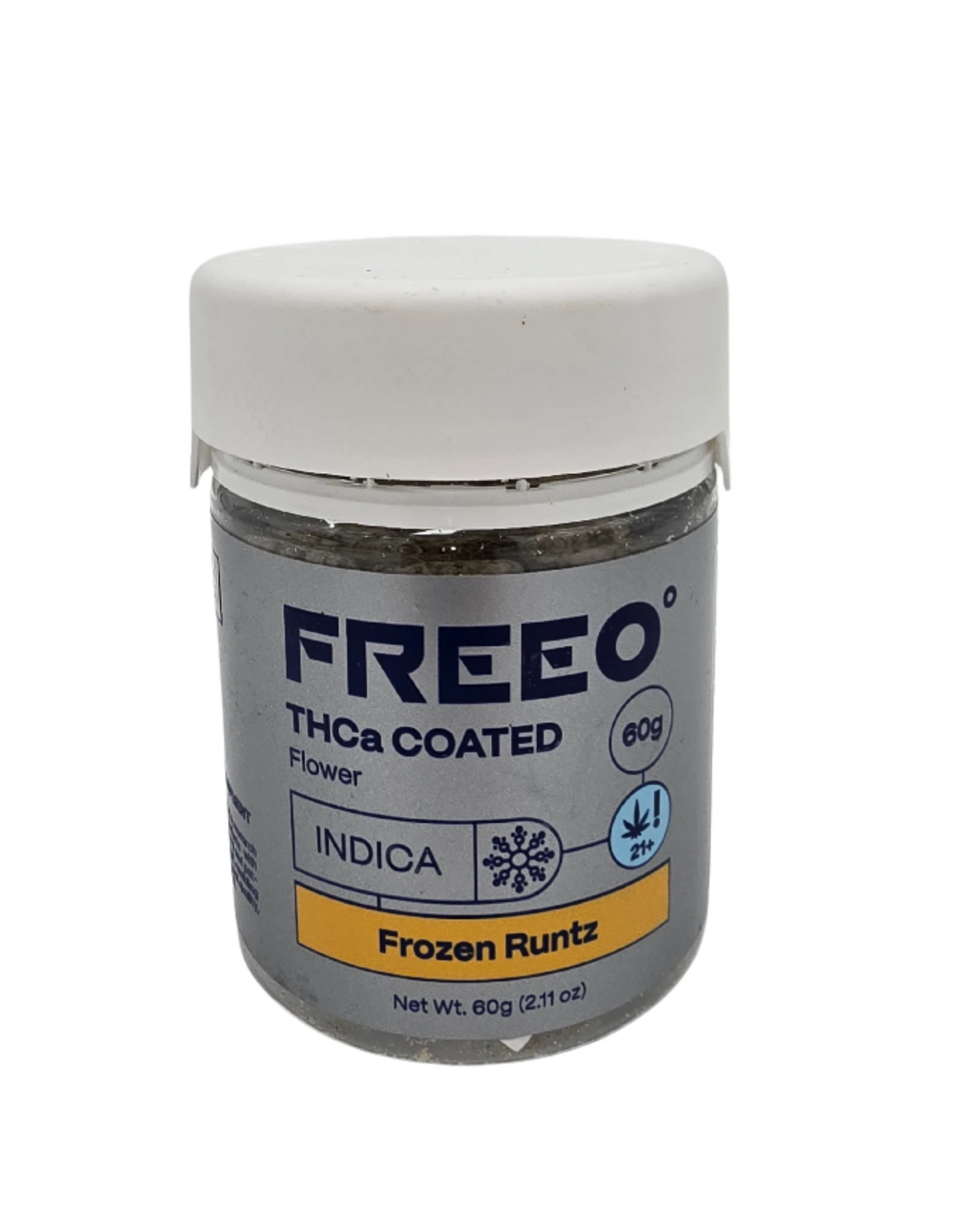 Freezo THCa Coated Flower 60g Jar- Frozen Runtz