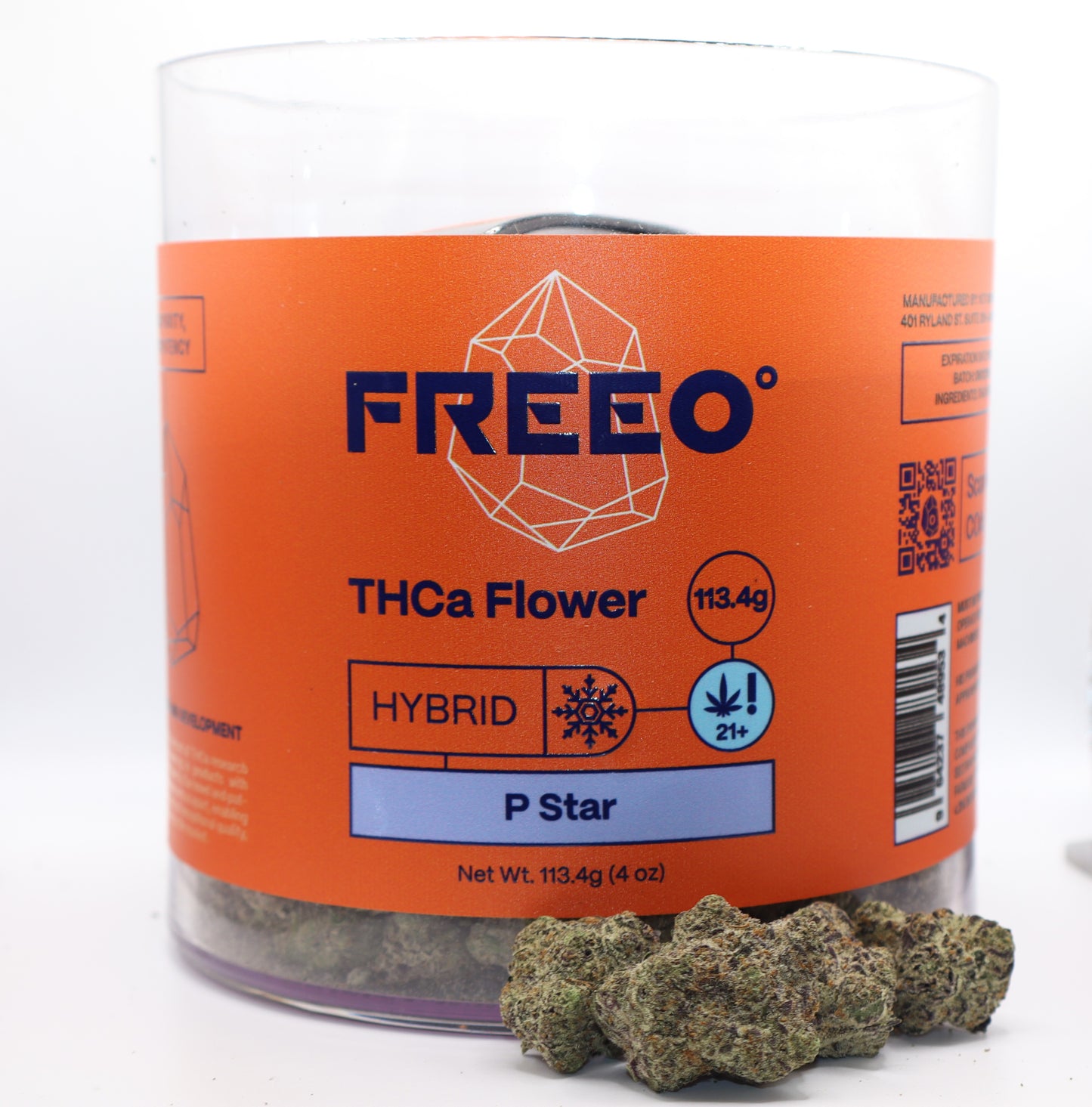 Freezo THCa Flower 112g QP Jars - P Star