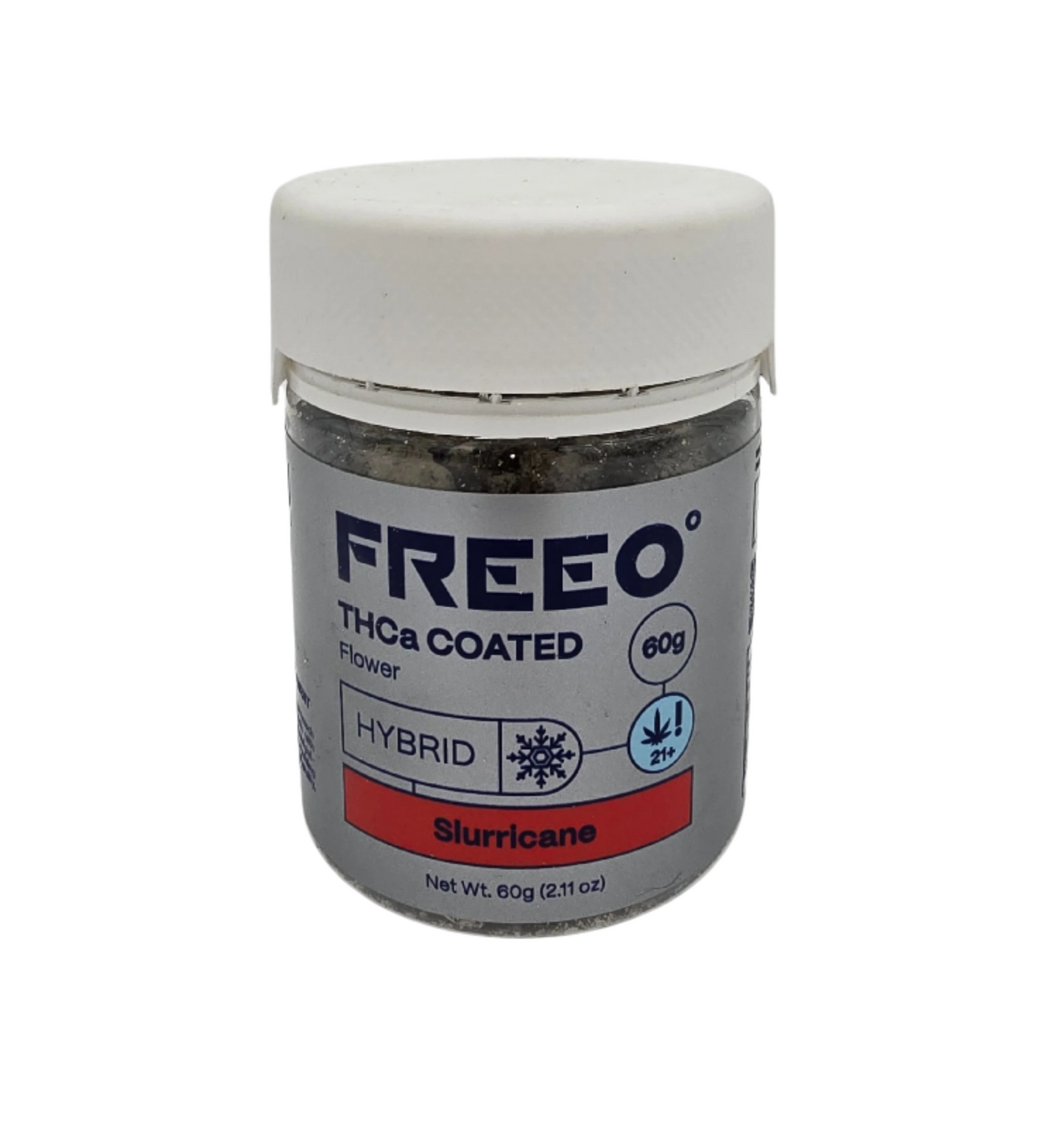 Freezo THCa Coated Flower 60g Jar- Slurricane