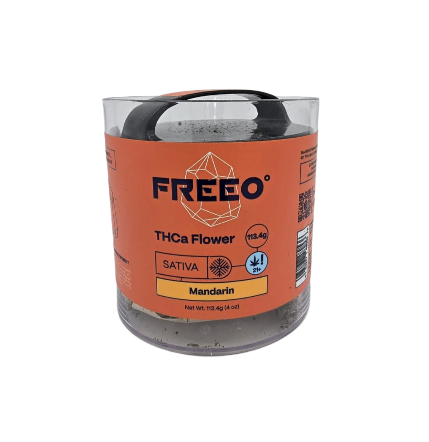 Freezo THCa Flower 112g QP Jars - Mandarin