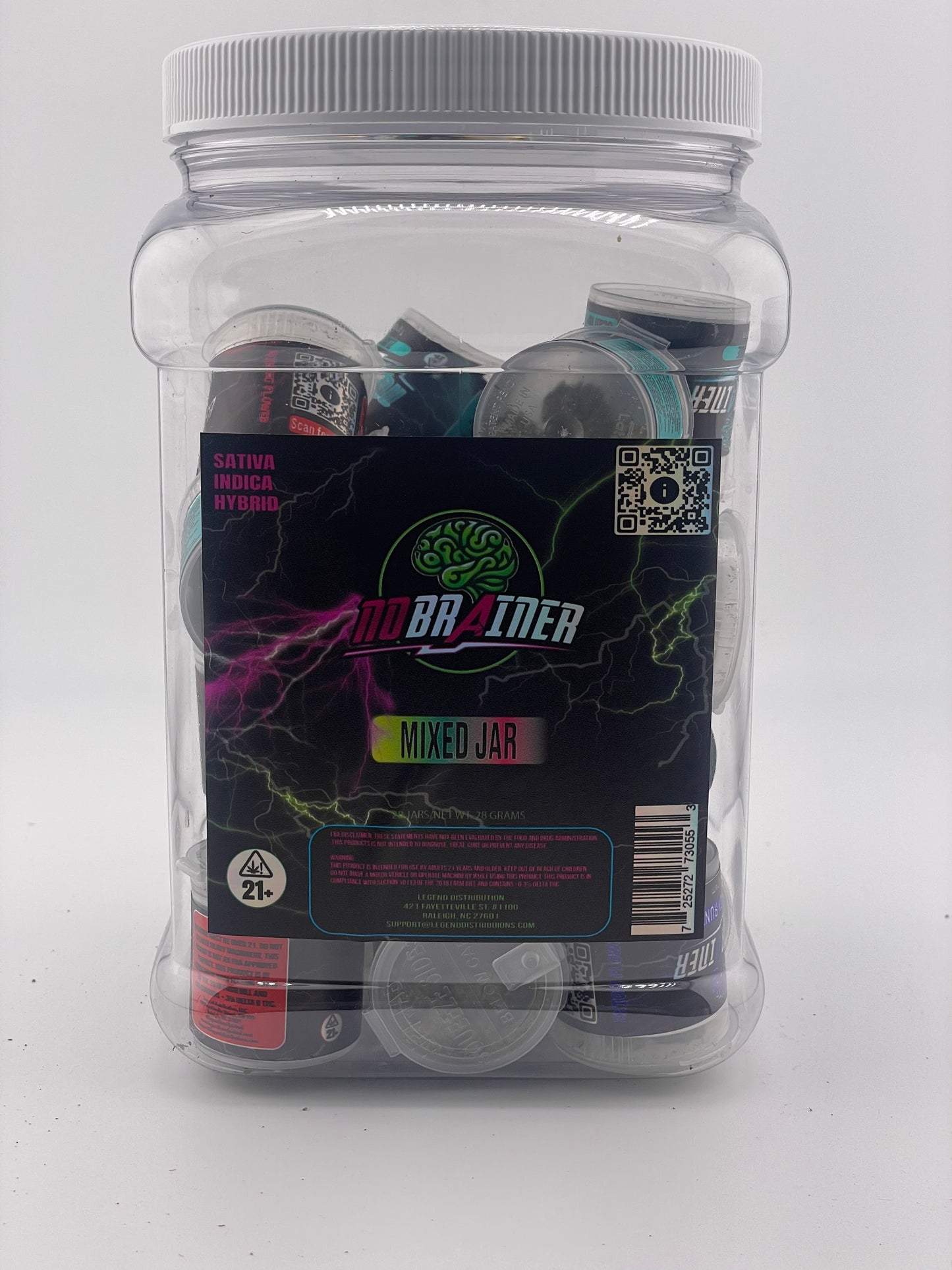No Brainer 1 gram Pop Tops - 28 ct box - Mixed