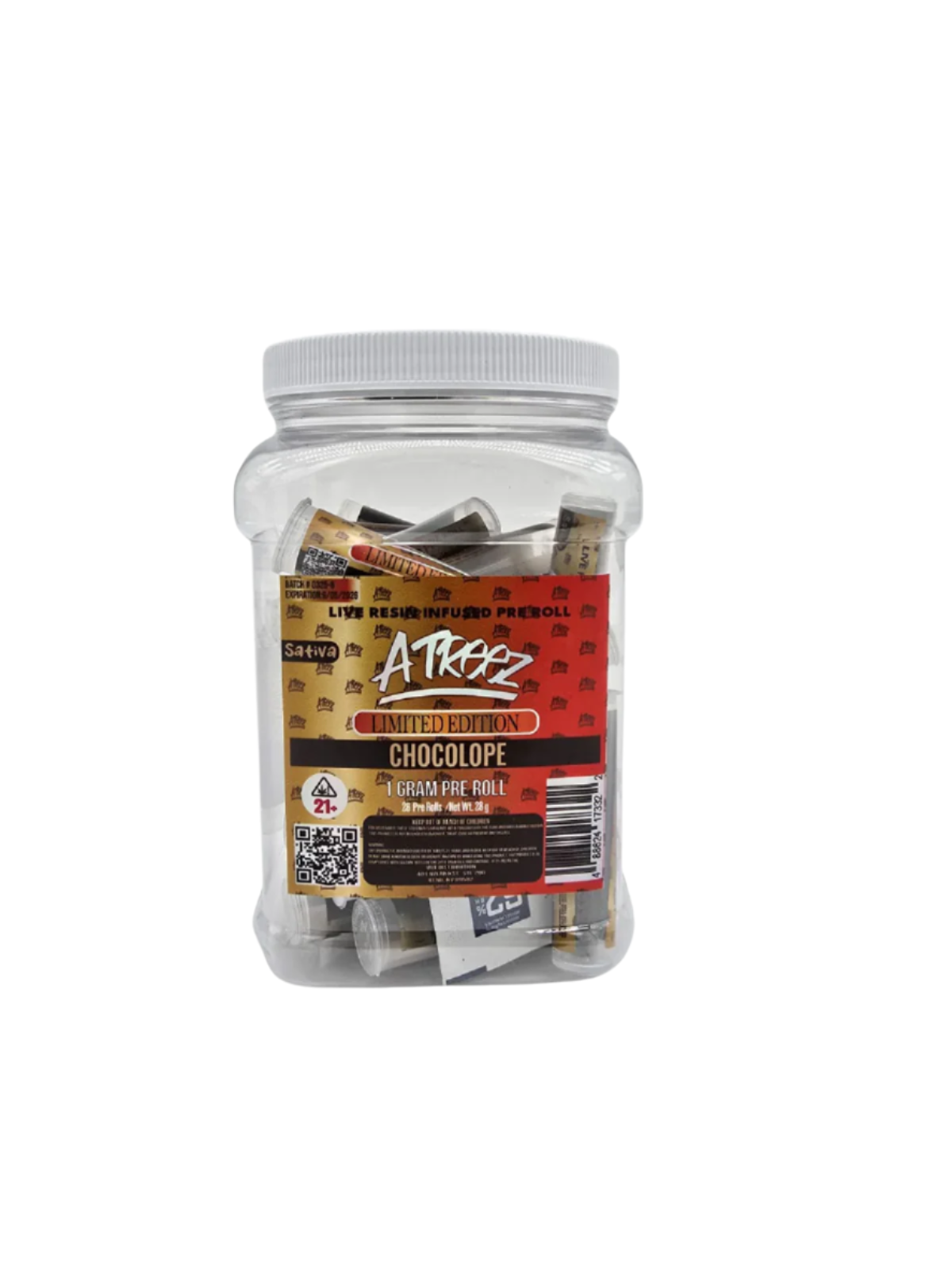 Limited Edition Atreez 1g LIVE Resin Pre Rolls - Chocolope
