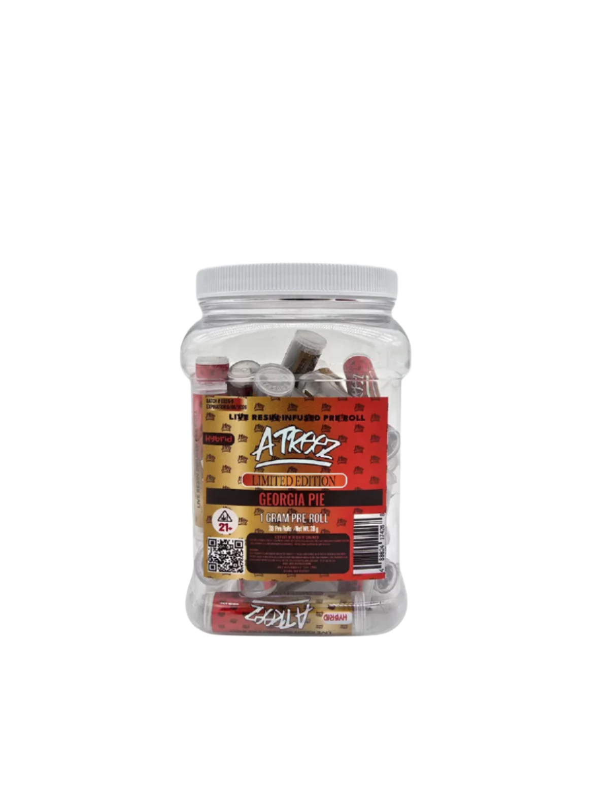Limited Edition Atreez 1g LIVE Resin Pre Rolls - Georgia Pie