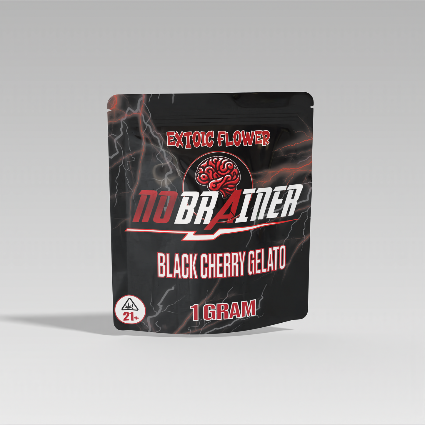 No Brainer 1 gram pouch - 10 ct box - Black Cherry Gelato