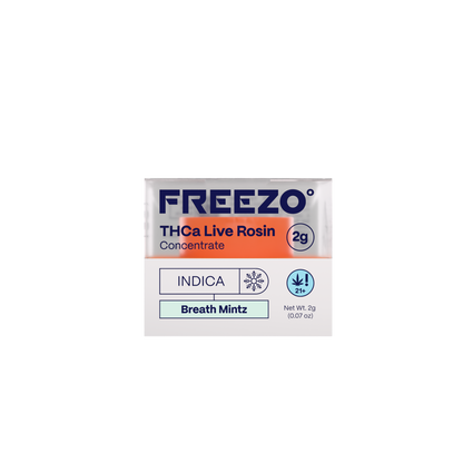 Freezo THCa Live Rosin Concentrate 2G - Breath Mintz