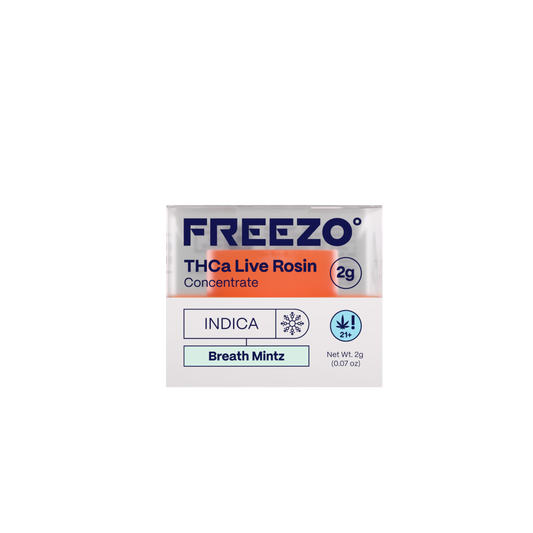 Freezo THCa Live Rosin Concentrate 2G - Breath Mintz