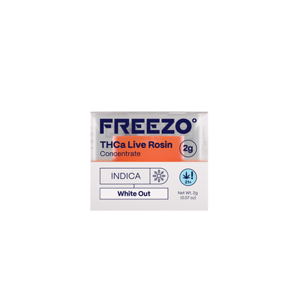 Freezo THCa Live Rosin Concentrate 2G - White Out