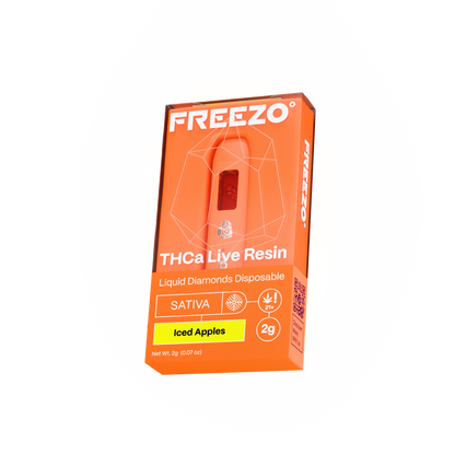 Freezo THCa Live Resin Disposable 2G (5ct) - Iced Apples