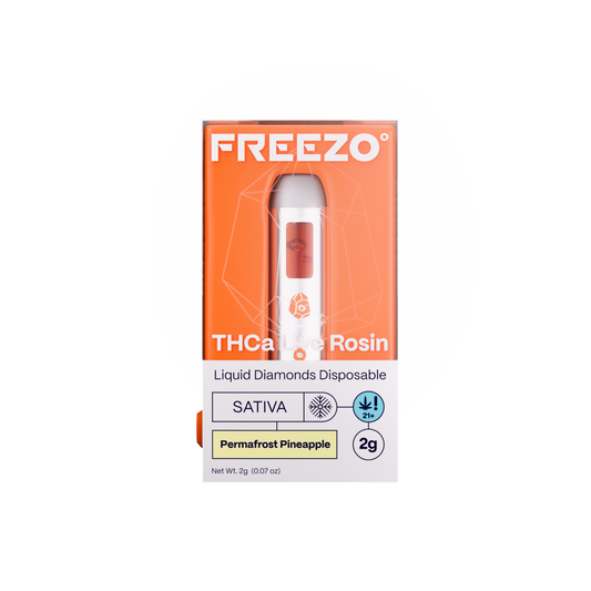 Freezo THCa Live Rosin Disposable 2G (5ct) - Permafrost Pineapple