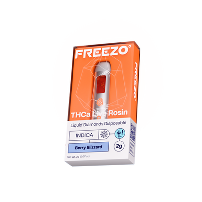 Freezo THCa Live Rosin Disposable 2G (5ct) - Berry Blizzard