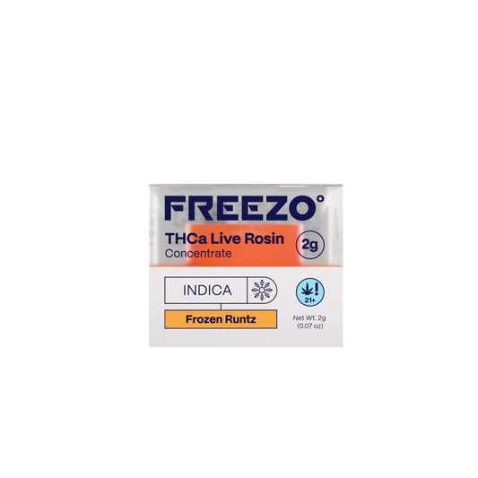 Freezo THCa Live Rosin Concentrate 2G - Frozen Runtz