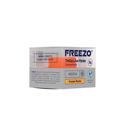 Freezo THCa Live Rosin Concentrate 2G - Frozen Runtz