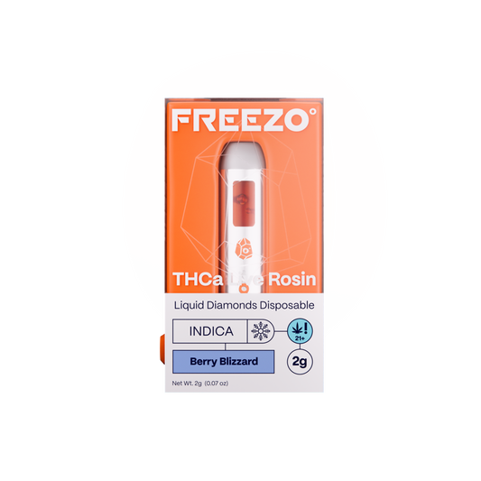 Freezo THCa Live Rosin Disposable 2G (5ct) - Berry Blizzard
