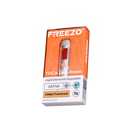 Freezo THCa Live Rosin Disposable 2G (5ct) - Chilled Trainwreck