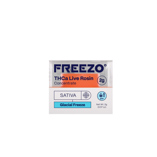 Freezo THCa Live Rosin Concentrate 2G - Glacial Freeze