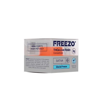 Freezo THCa Live Rosin Concentrate 2G - Glacial Freeze