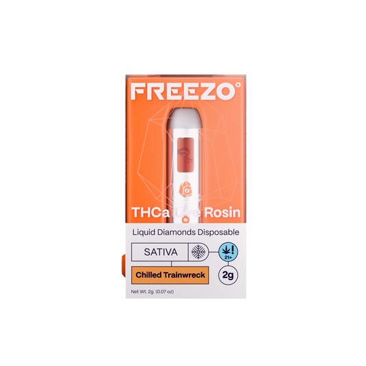 Freezo THCa Live Rosin Disposable 2G (5ct) - Chilled Trainwreck