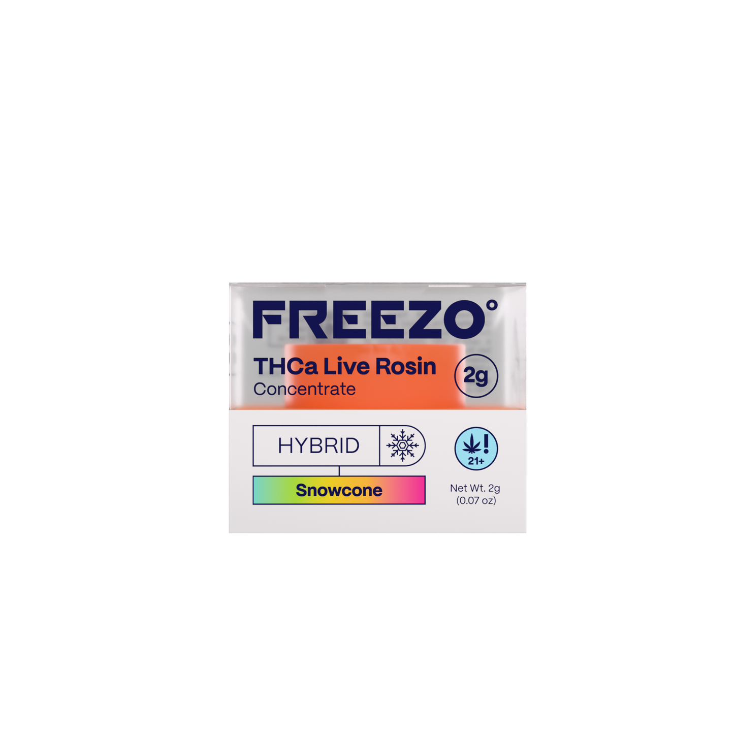 Freezo THCa Live Rosin Concentrate 2G - Snowcone