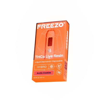 Freezo THCa Live Resin Disposable 2G (5ct) - Artic Cookies