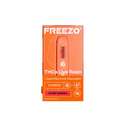 Freezo THCa Live Resin Disposable 2G (5ct) - Artic Cookies