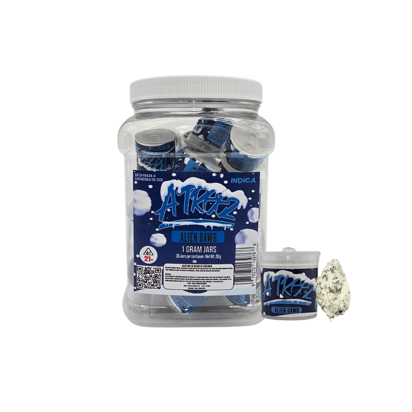 ATreez - 28ct 1 gram Snowballs - Alien Dawg