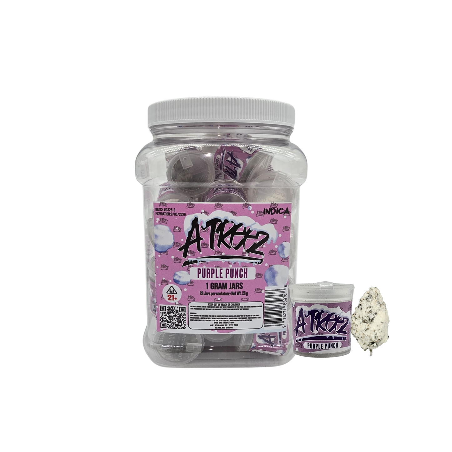 ATreez - 28ct 1 gram Snowballs - Purple Punch