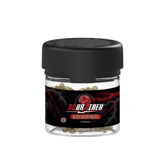 No Brainer 3.5 gram Jar - 8 ct box - Black Cherry Gelato