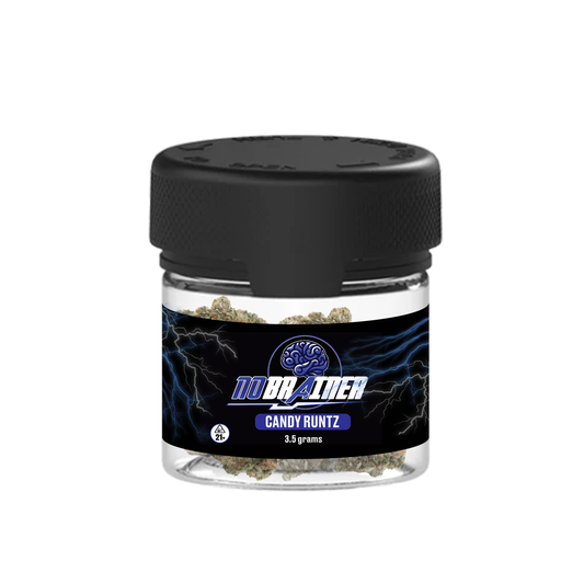 No Brainer 3.5 gram Jar - 8 ct box - Candy Runts