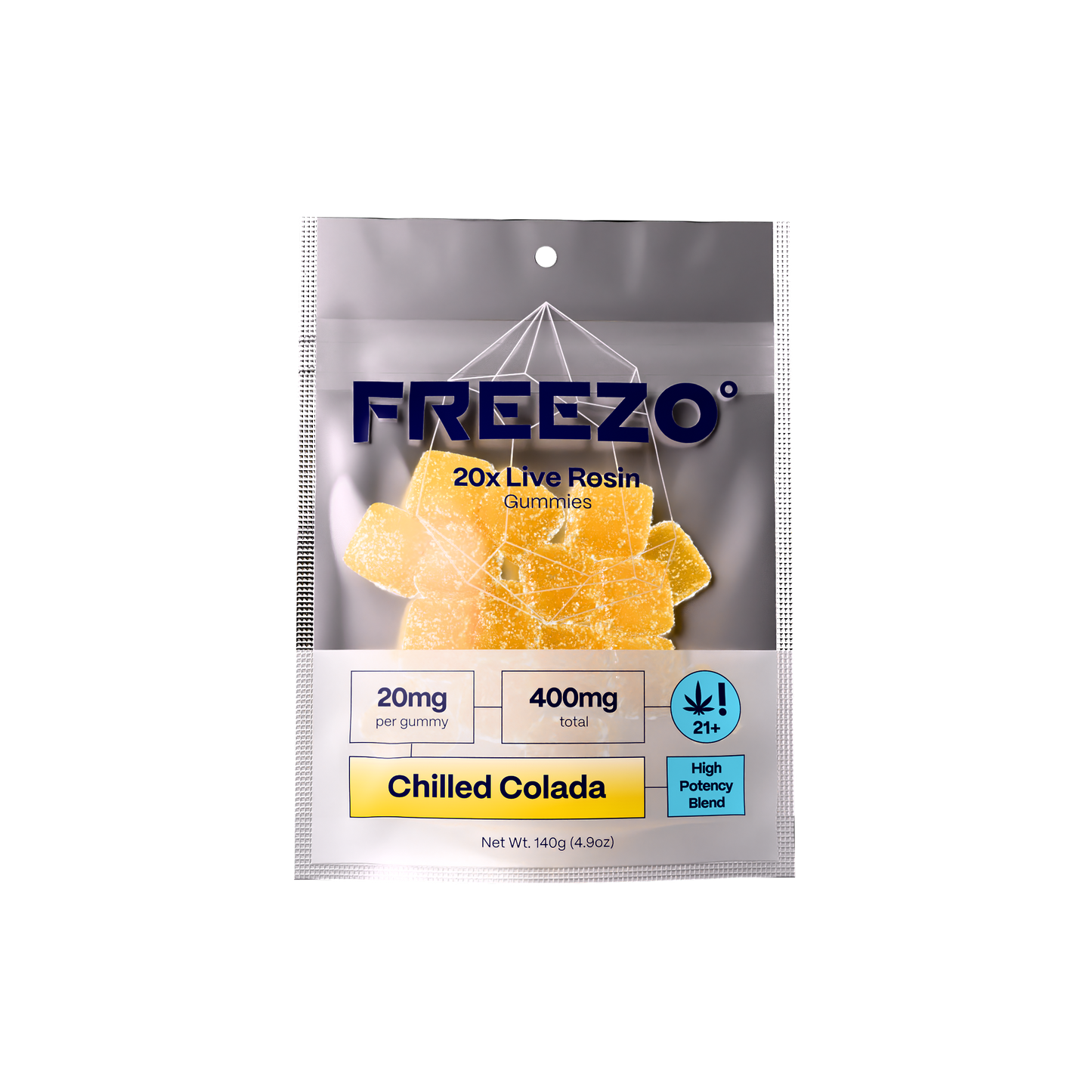 Freezo Live Rosin Gummies 400mg (20ct) - Chilled Colada