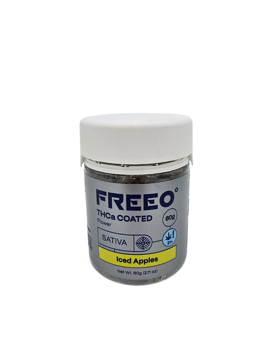 Freezo THCa Coated Flower 60g Jar- Iced Apples