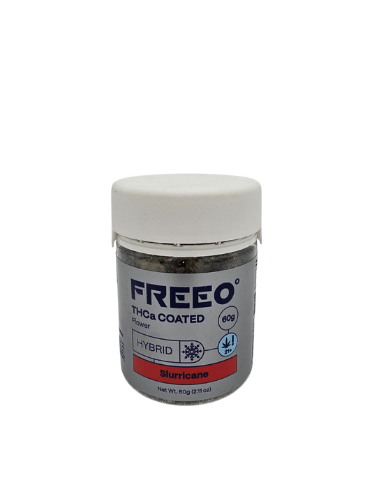 Freezo THCa Coated Flower 60g Jar- Slurricane