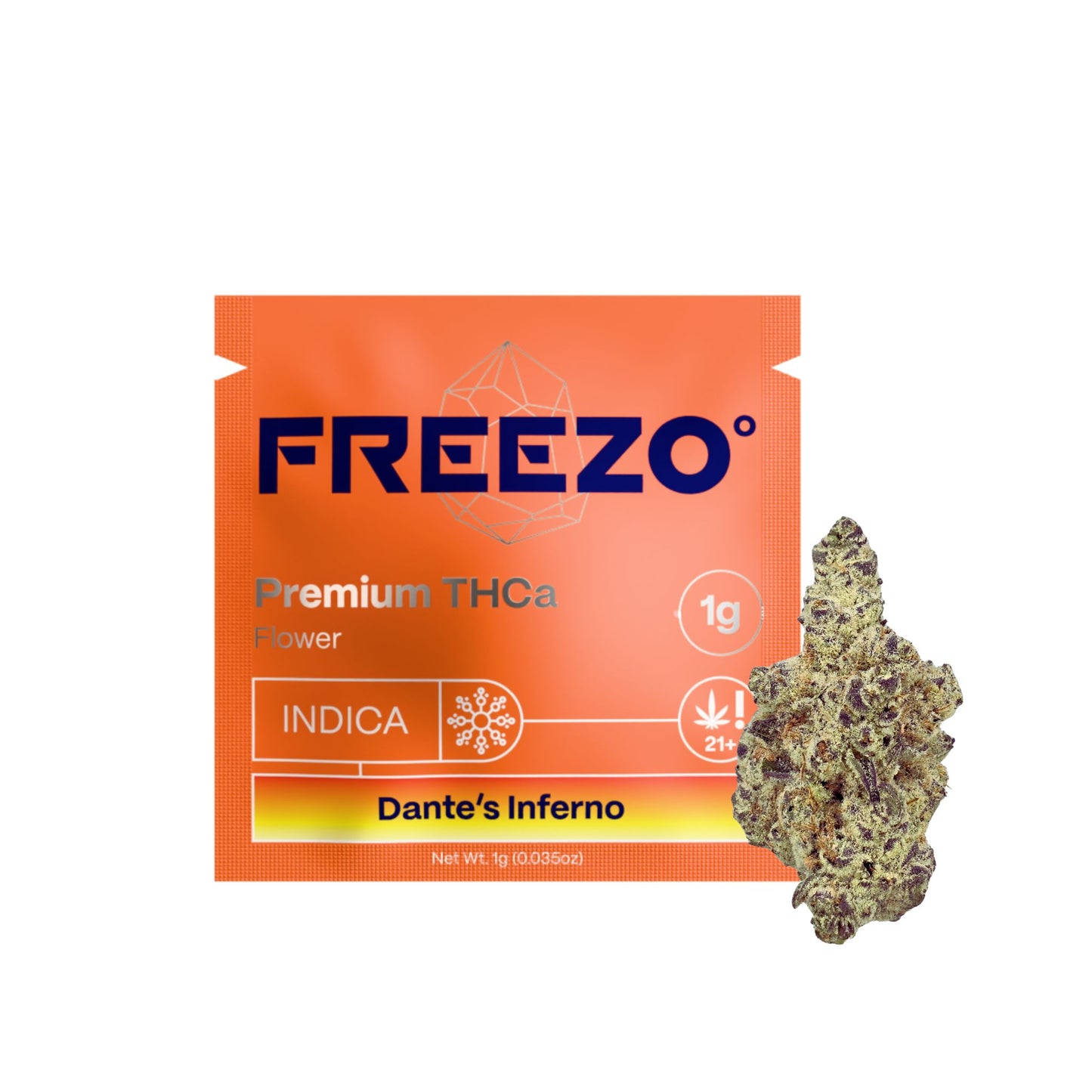 Freezo THCa Flower 1g (28ct) - Dante's Inferno