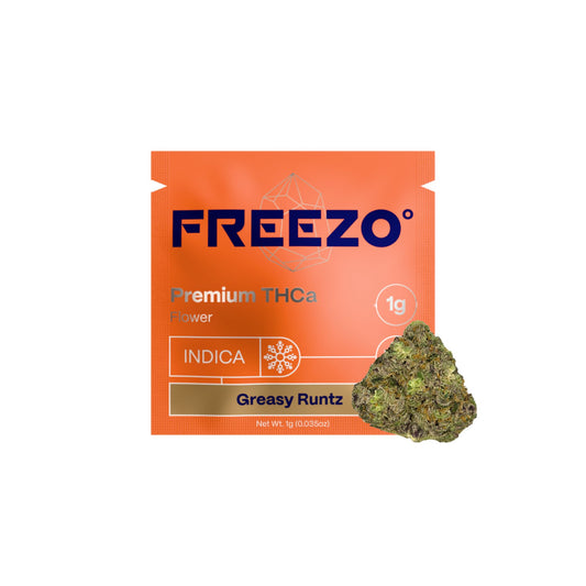 Freezo THCa Flower 1g (28ct) - Greasy Runts