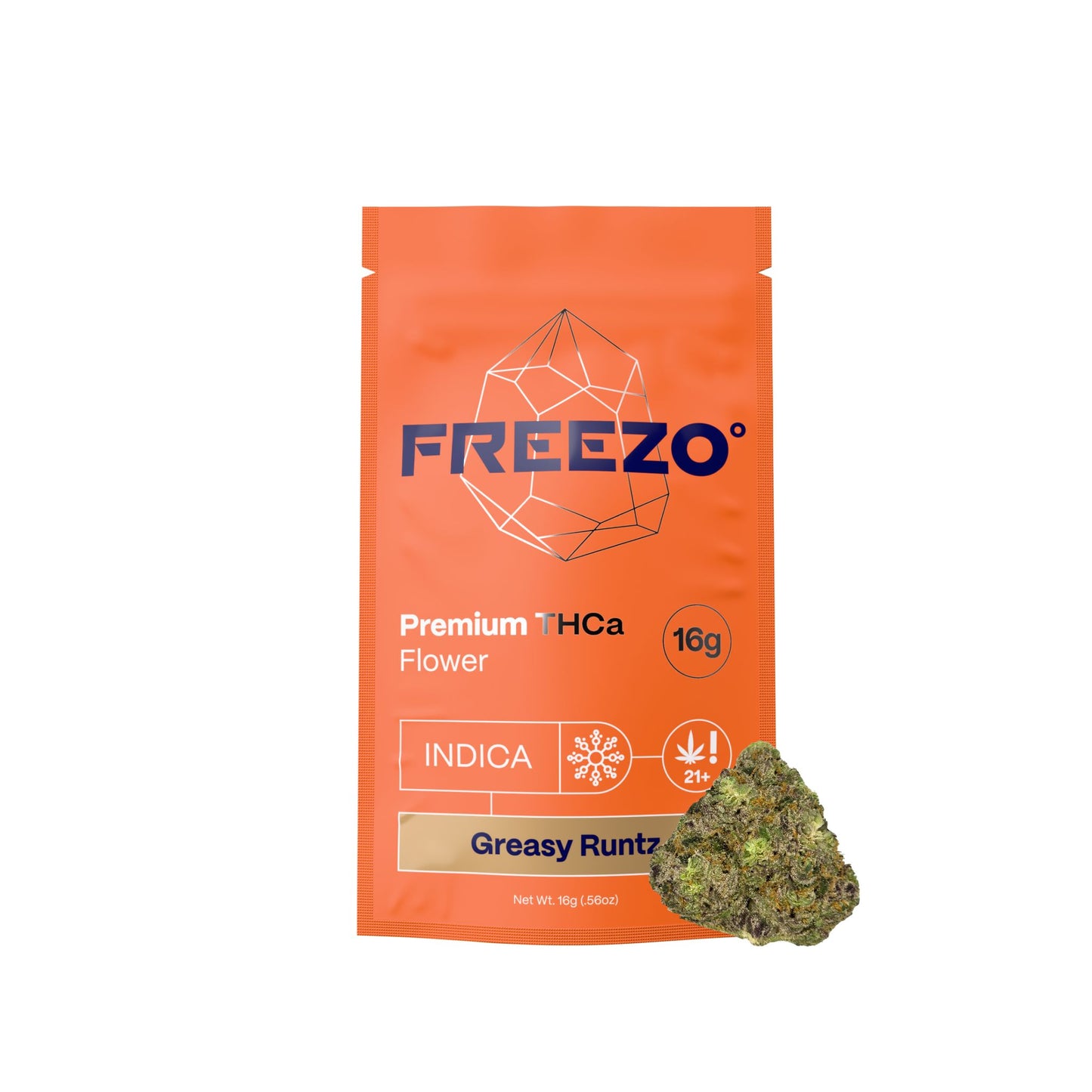 Freezo THCa Flower 16g - Greasy Runts