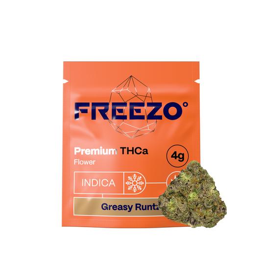 Freezo THCa Flower 4g (10ct)- Greasy Runts