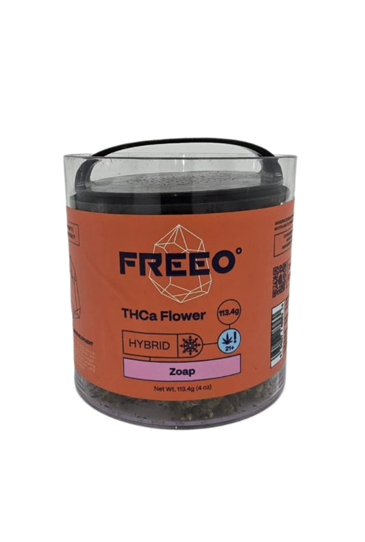 Freezo THCa Flower 112g QP Jars - Zoap