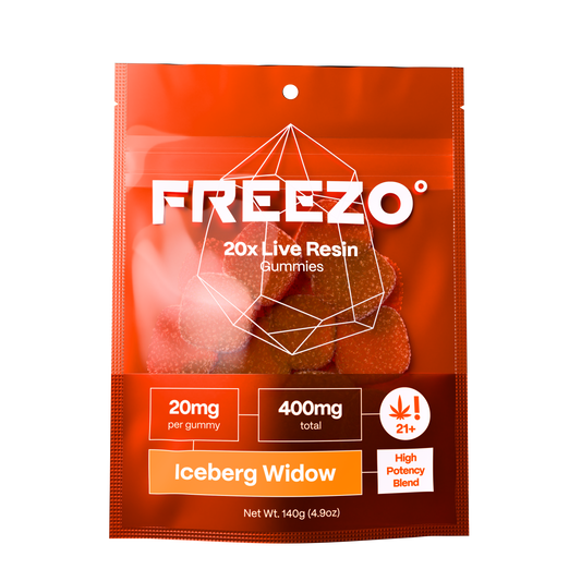 Freezo Live Resin Gummies 400mg (20ct) - Iceberg Widow