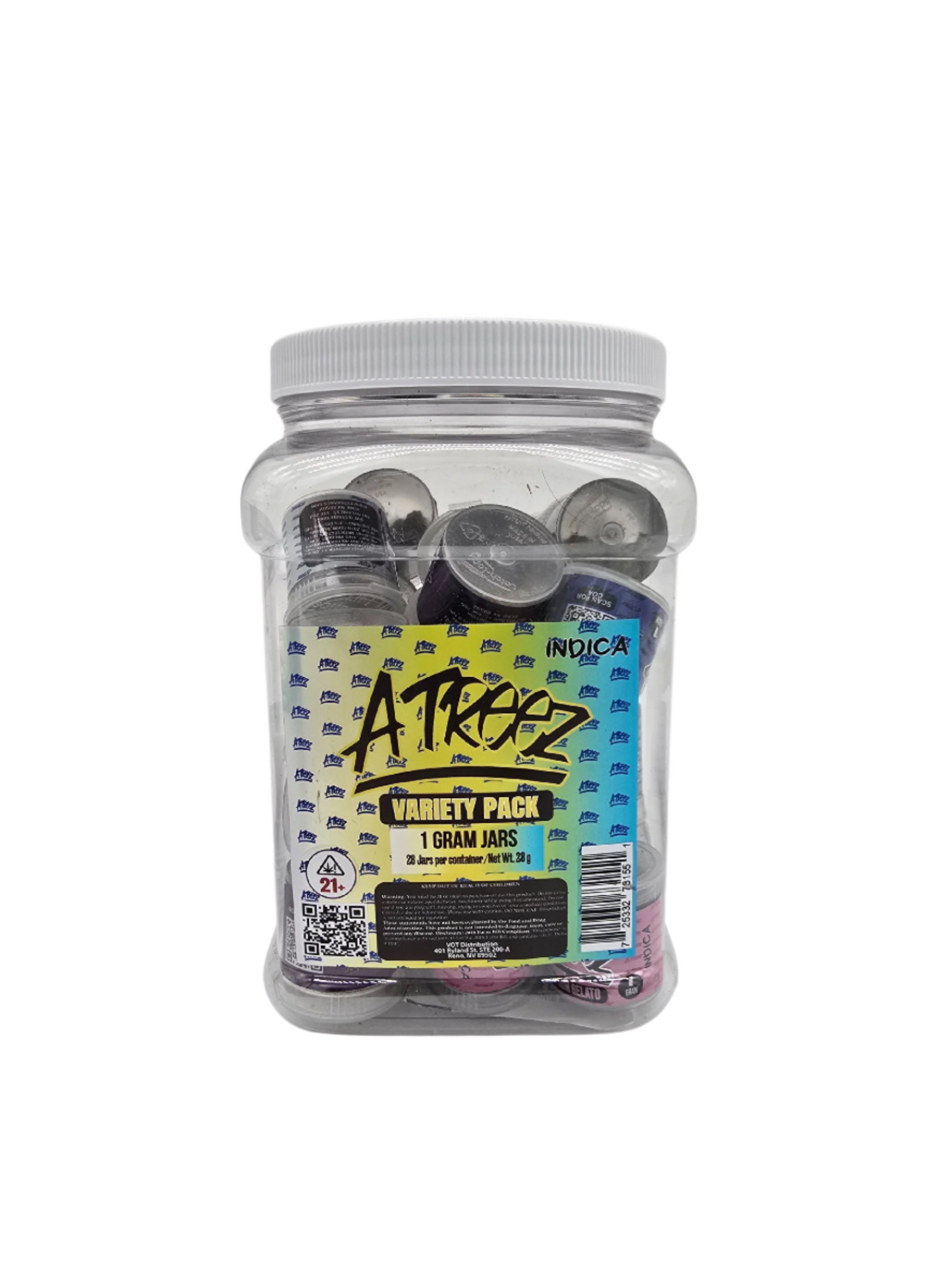 ATreez - 28ct 1 gram THCa Flower - Indica Mix