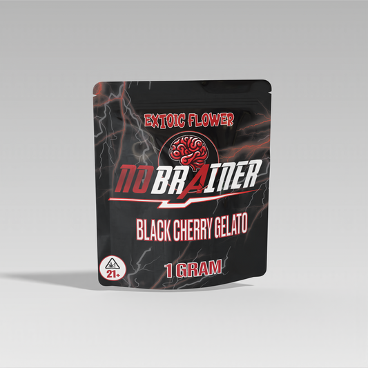 No Brainer 1 gram pouch - 10 ct box - Black Cherry Gelato