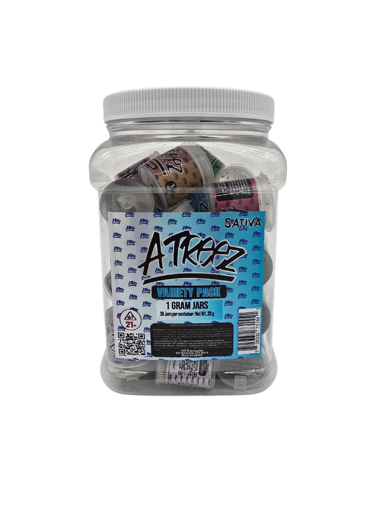 ATreez - 28ct 1 gram THCa Flower - Sativa Mix